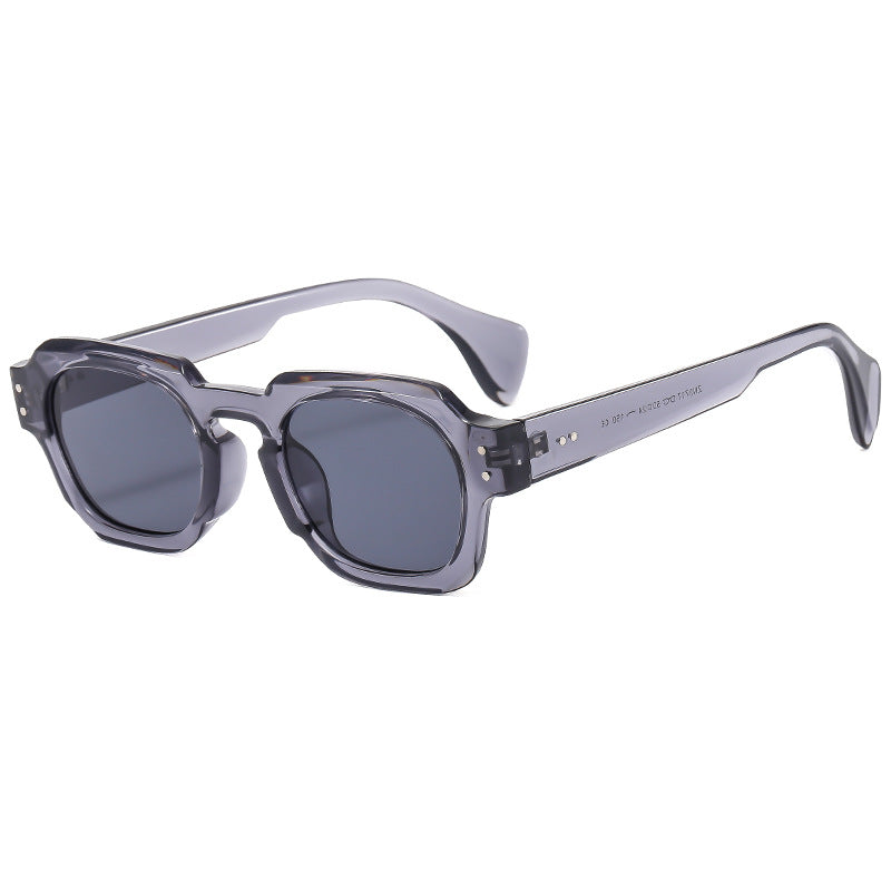 Damen Modische Sonnenbrille im einzigartigen achtkantigen Design Brehn