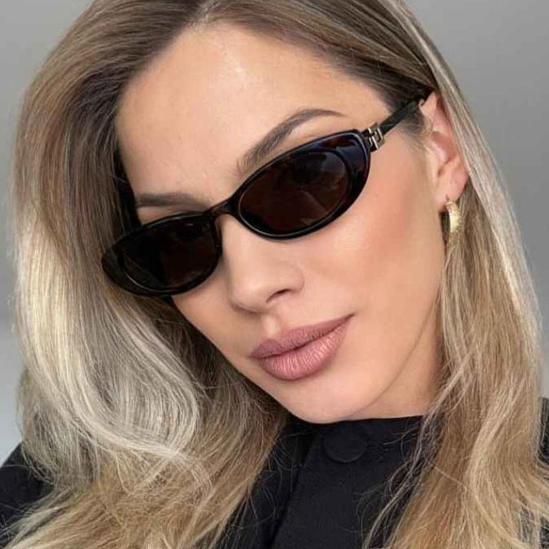 Damen Cat-Eye Sonnenbrille mit stilvollem Rahmen und luxuriösen Akzenten Brehn