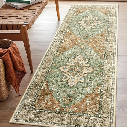 Vintage-inspirierter Läufer Teppich