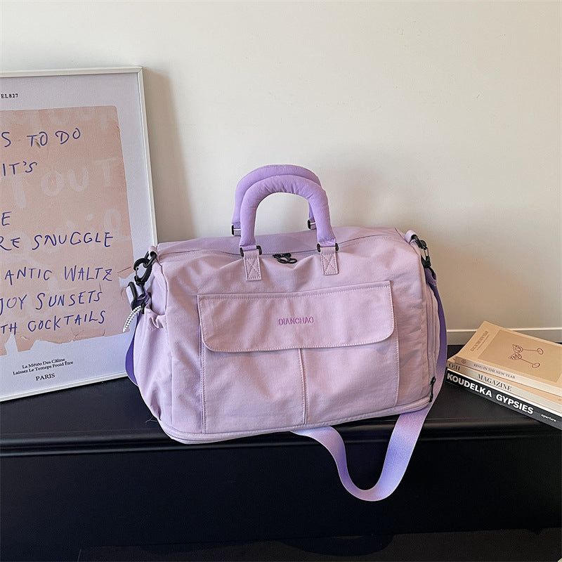 Stylische Canvas Wochenend-Duffle Bag Brehn