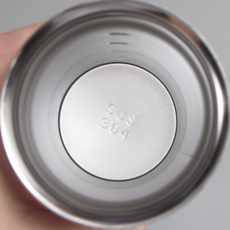 Damen eleganter doppelwandiger Kaffeebecher mit rutschfestem Silikonboden Brehn