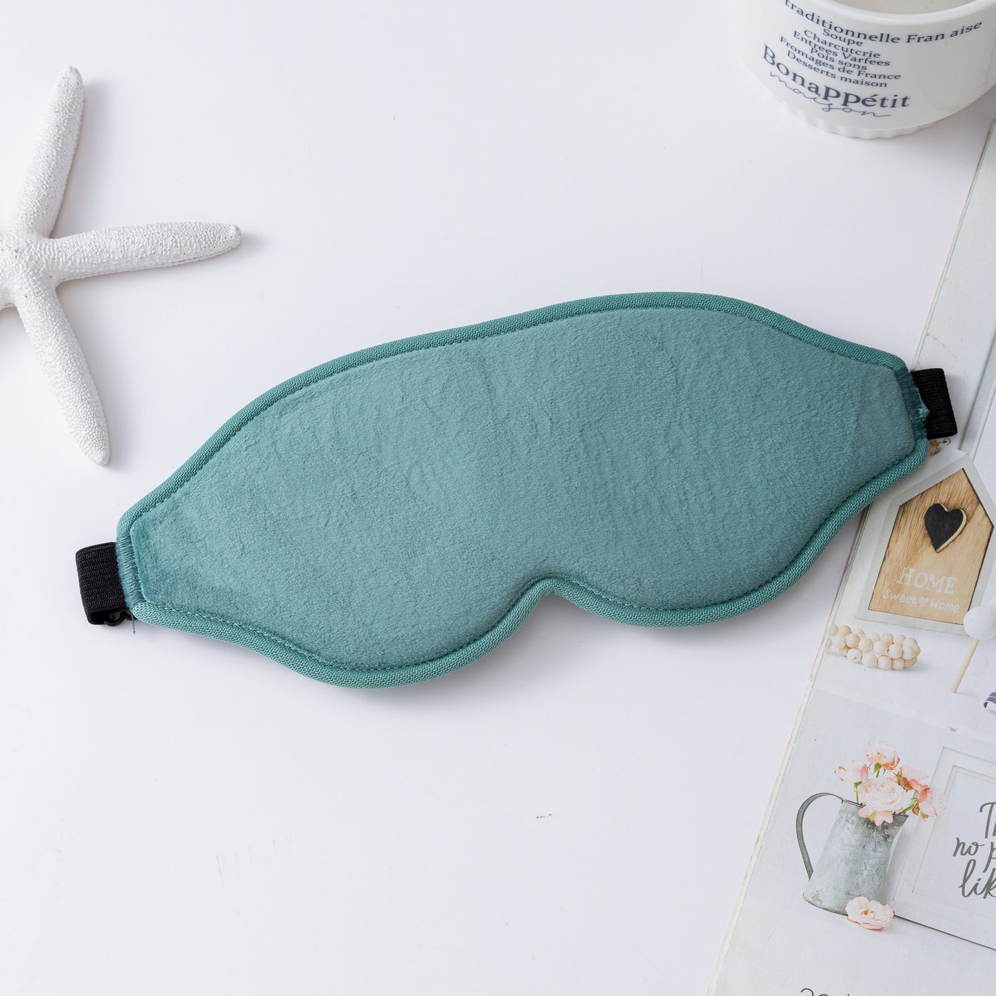 Unisex nan ergonomische Schlafmaske mit dreidimensionaler Kontur und verstellbarem Gummiband Brehn