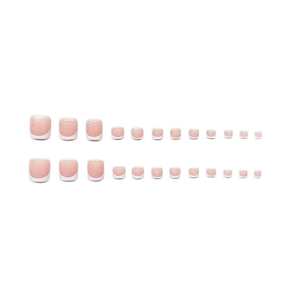 French Tip Nagelkunst Set Brehn