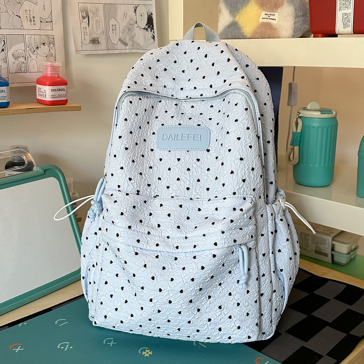 Stylische strukturiertes gemustertes Rucksack Brehn