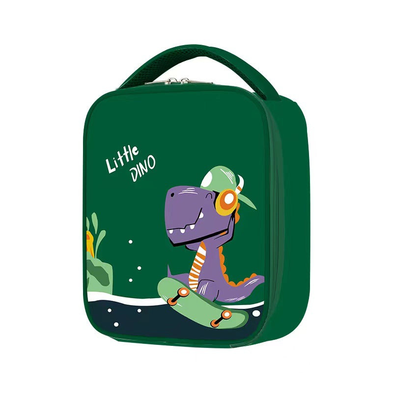 Spaß Dinosaurier-Themen Isolierte Lunch Tasche