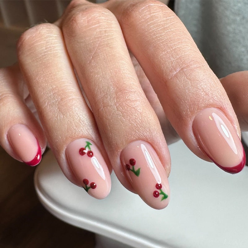Kirschblüten Themen Press-On Nagelkunst