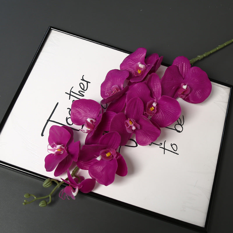 Faux-Orchideenblütenstiel für die Heimdekoration