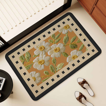 Künstlerisches Florales Design Bereich Matte Brehn