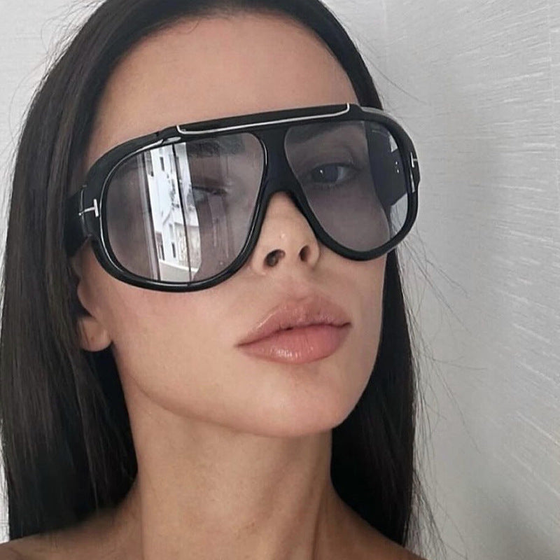 Damen futuristische protectors Sonnenbrille Brehn