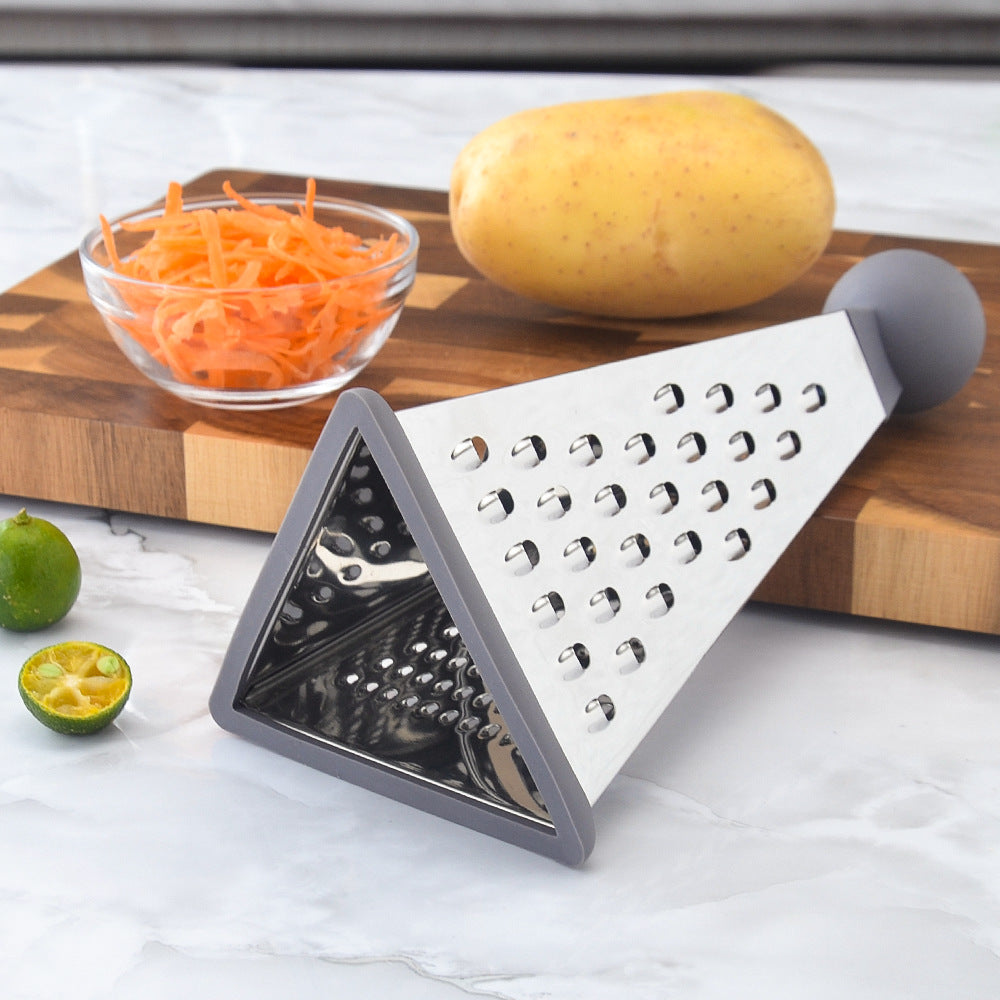 Vielseitige Edelstahlreibe mit Ergonomischem Griff Brehn