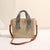 Handtasche Aus Geflochtenem Naturmaterial mit Abnehmbarem Schulterrie Brehn