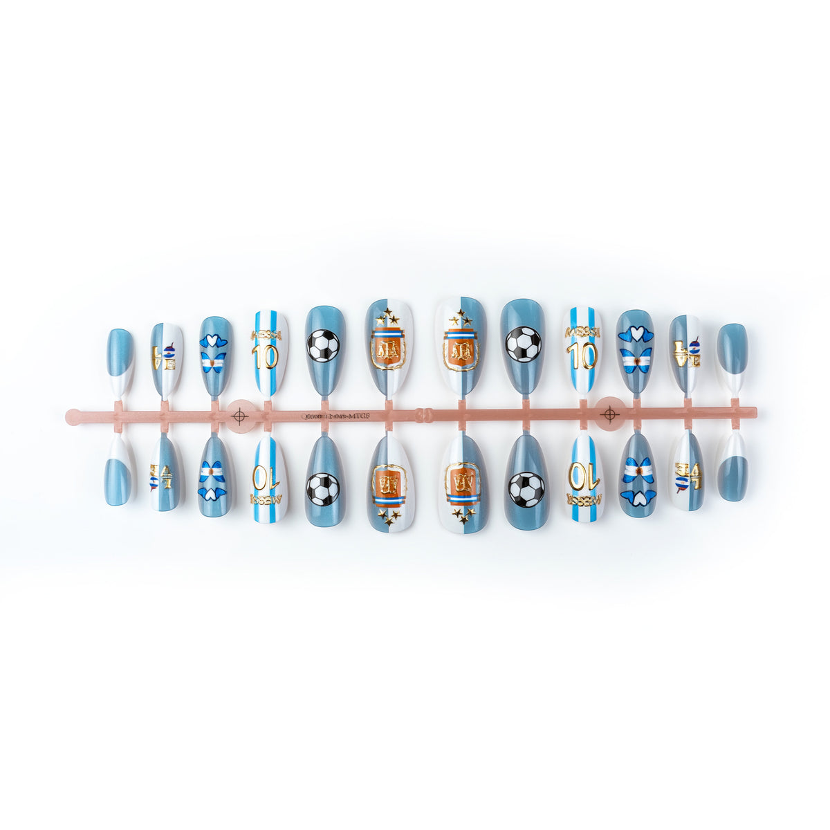 Sport-Themen Press-On Nail Art Set