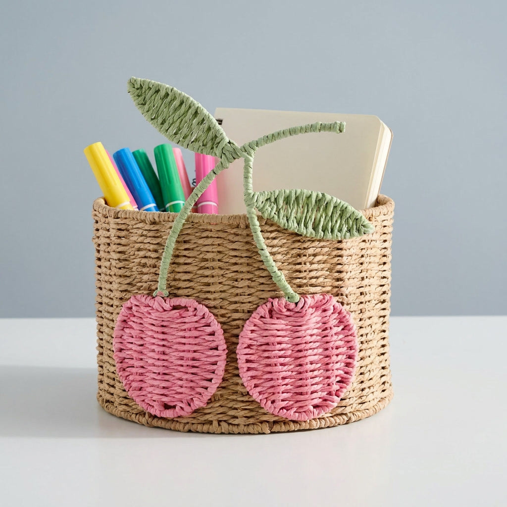 Verspielter Aufbewahrungskorb mit Obstdesign Brehn