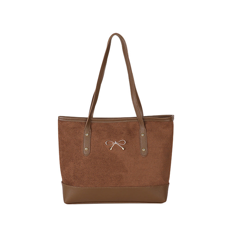 WoStylish Faux Suede Tote Bag Brehn