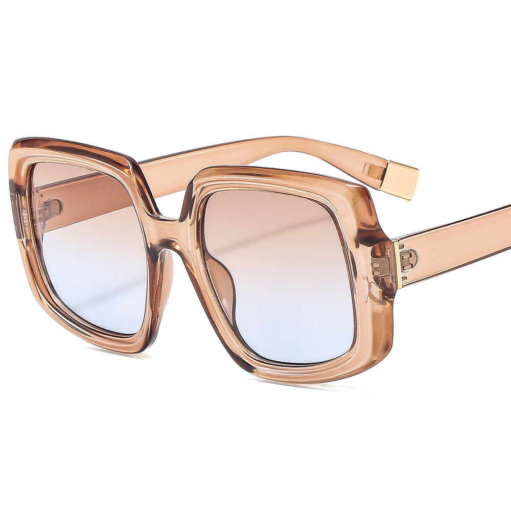 Damen modische Sonnenbrille mit auffälliger quadratischer Rahmenkonstruktion Brehn