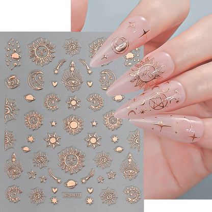 Nagelkunst Dekorative Folienaufkleber