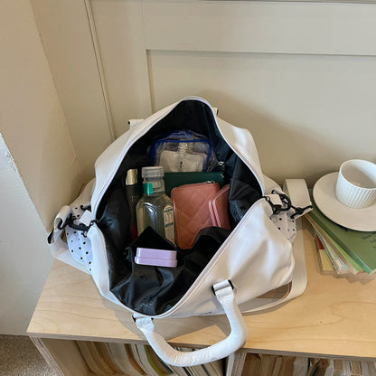 Stilvolle gepunktete Reis-Tasche Brehn