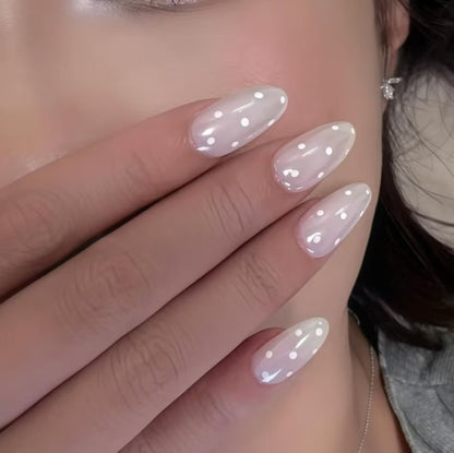 Premium Glänzendes Press-On Nagelset