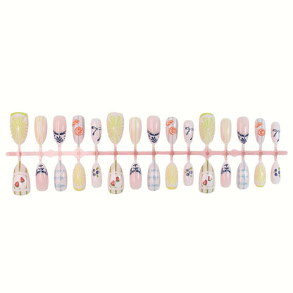Artistic Press-On Nail Design Brehn