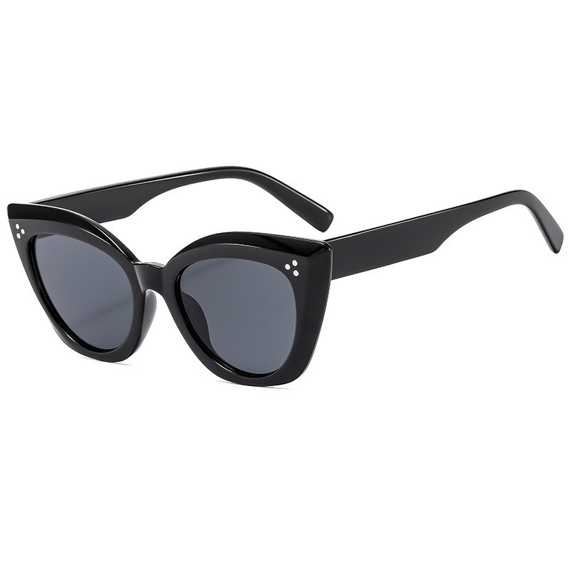 Damen Cat-Eye Sonnenbrille mit luxuriösen Akzenten Brehn