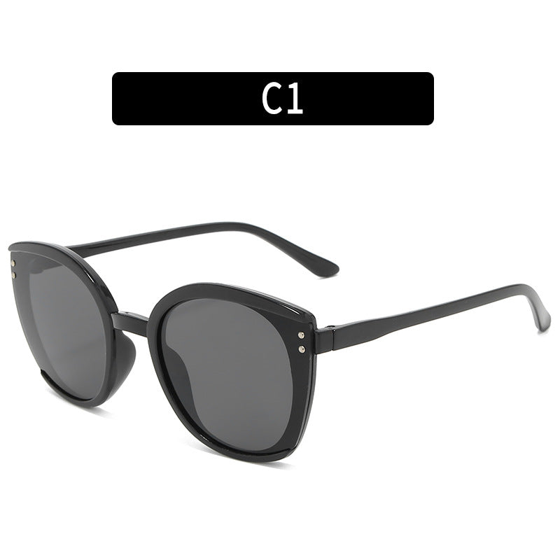 Stylische Übergroße Geometrische Sonnenbrille