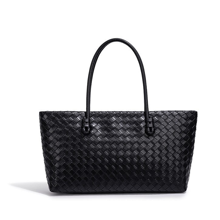 Woven Leather Tote Bag Brehn