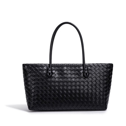 Woven Leather Tote Bag Brehn