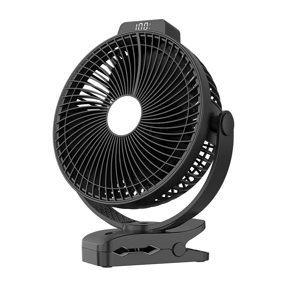 Unisex Clip-On Rechargeable Desk Fan Brehn
