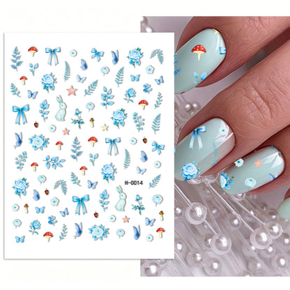 Kreative Nagelkunst Aufkleber