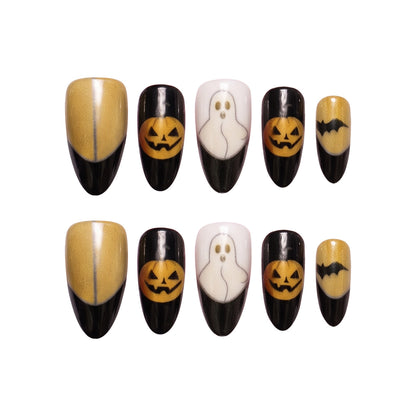Halloween-Themen Press-On Nagelkunst Set