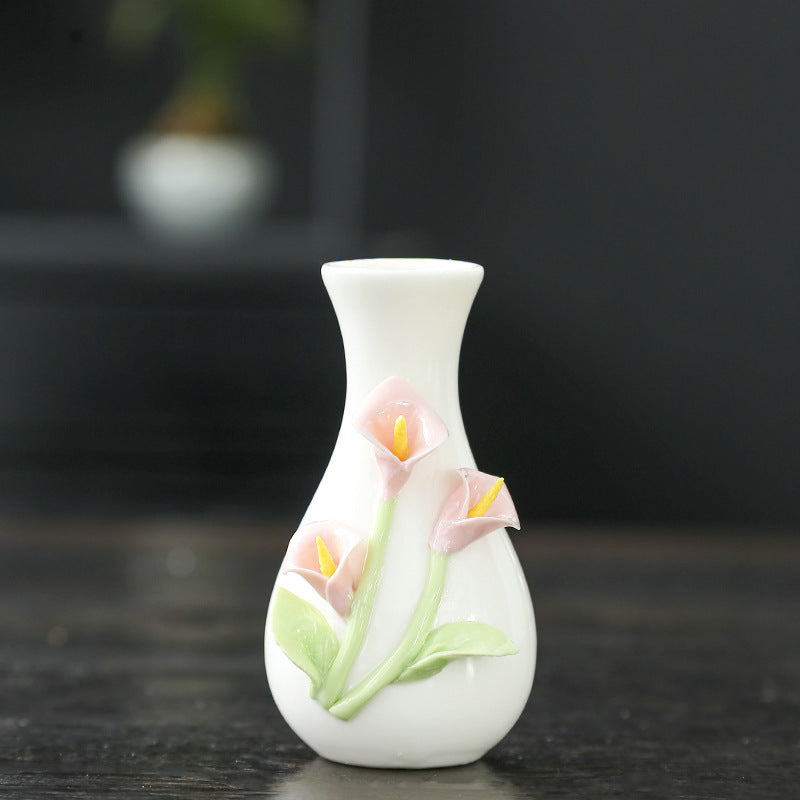 Elegante Florale Keramische Vase Brehn