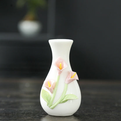 Elegante Florale Keramische Vase Brehn