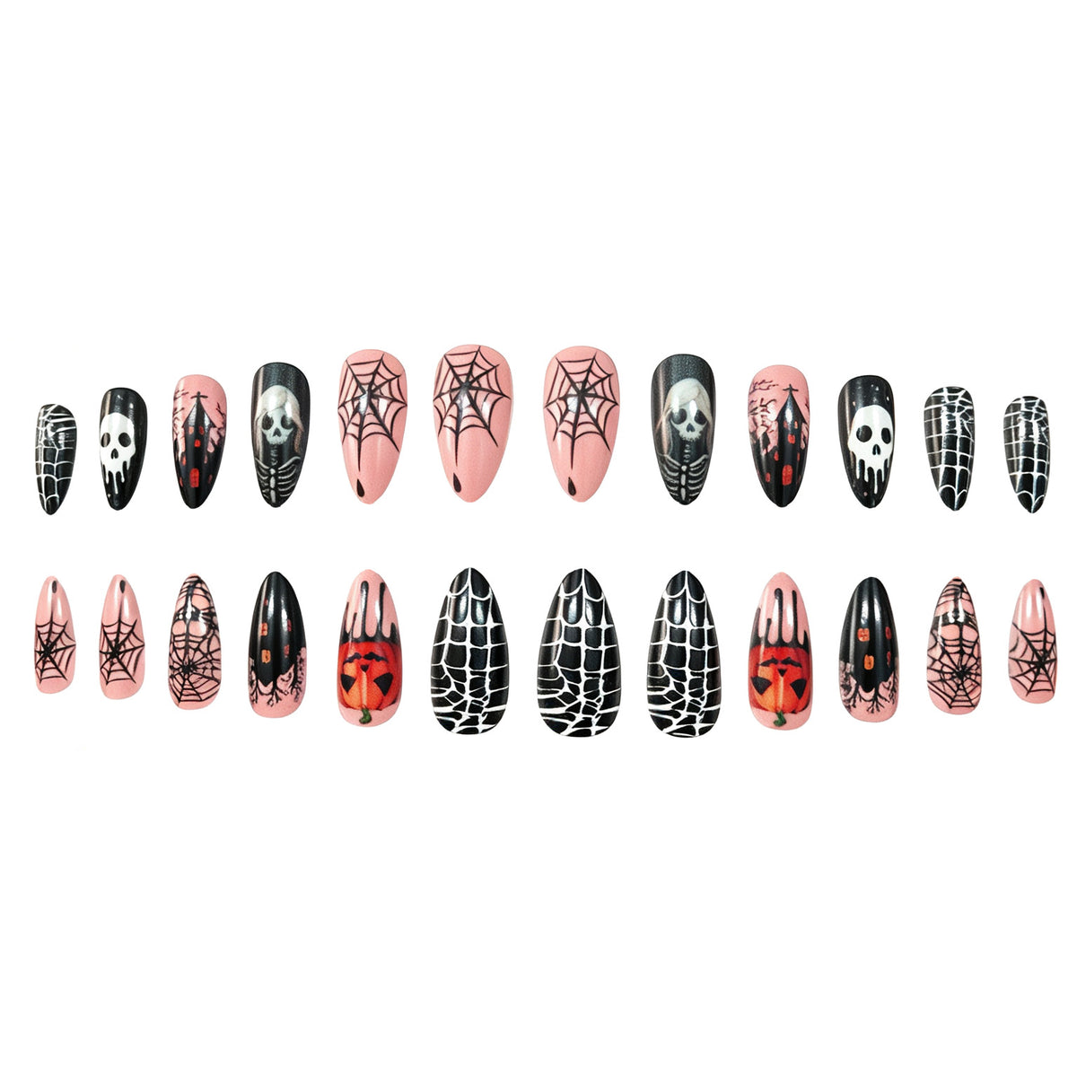 Themenbezogene Halloween Nagelkunst Brehn