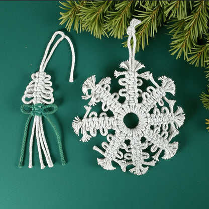 Dekorative Makramee- ornament Brehn