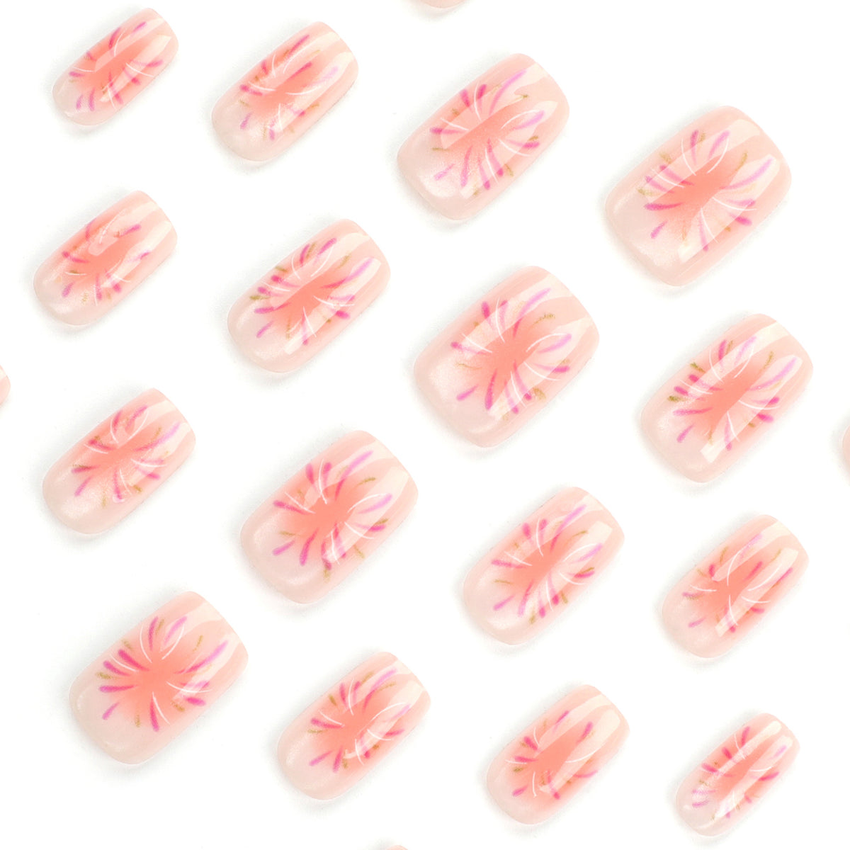 Künstliche Nagelkunst mit funkelnden Akzenten und spezieller Gestaltung Brehn