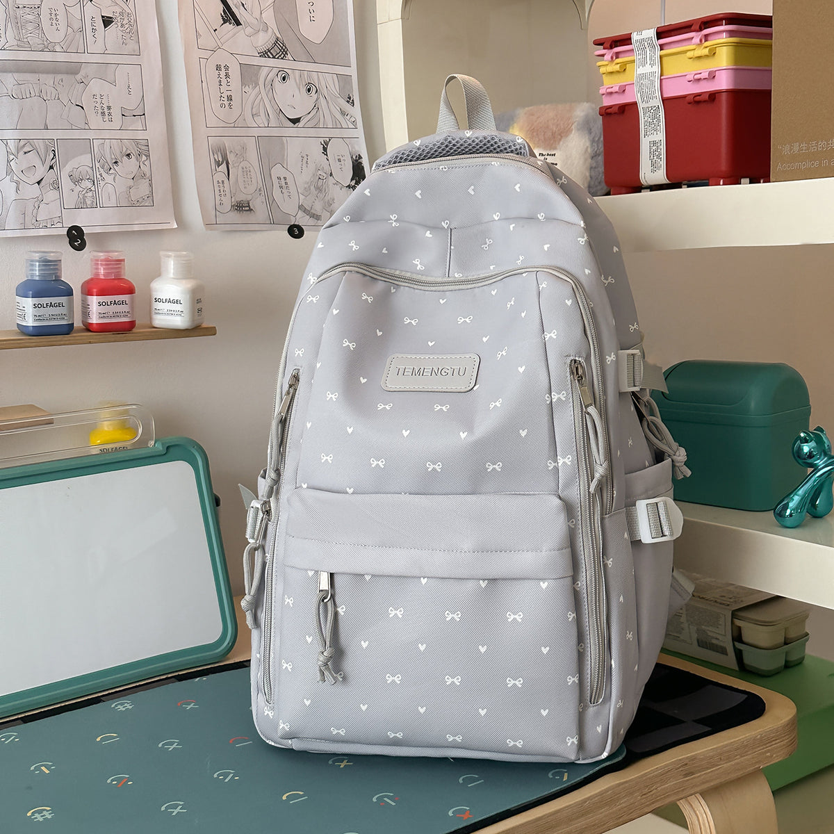 Stylischer Multifunktions-Schulrucksack Brehn
