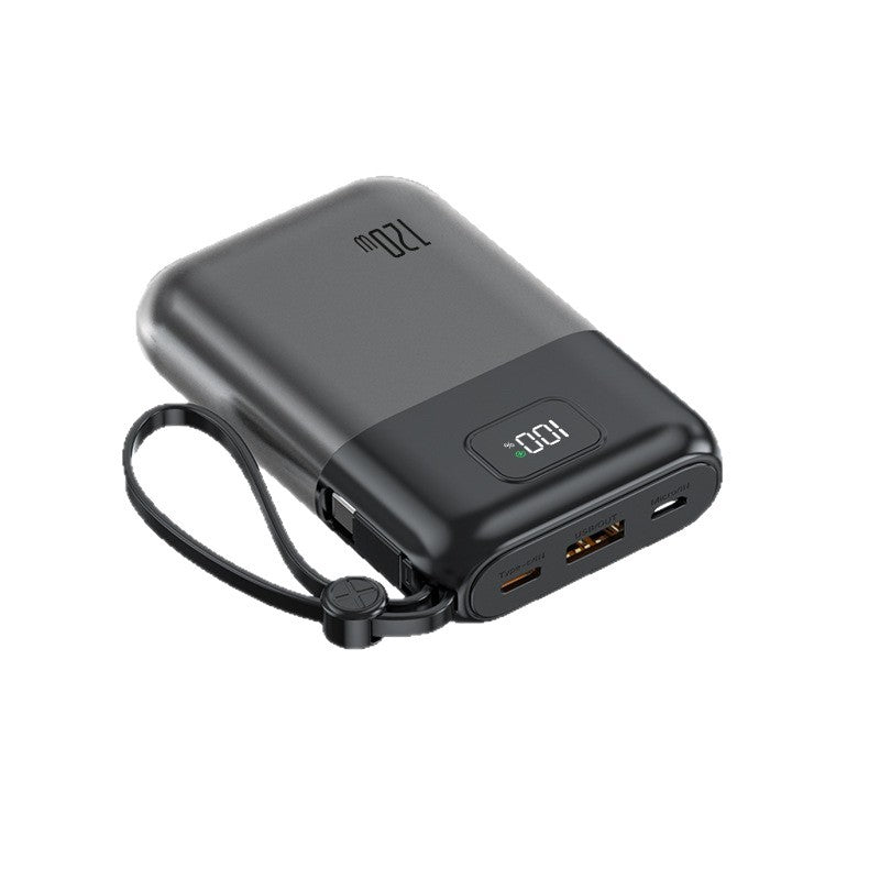 Tragbare Powerbank mit Leistungsstarkem Schnellladekabel und Integrierter Led-Anzeige Brehn