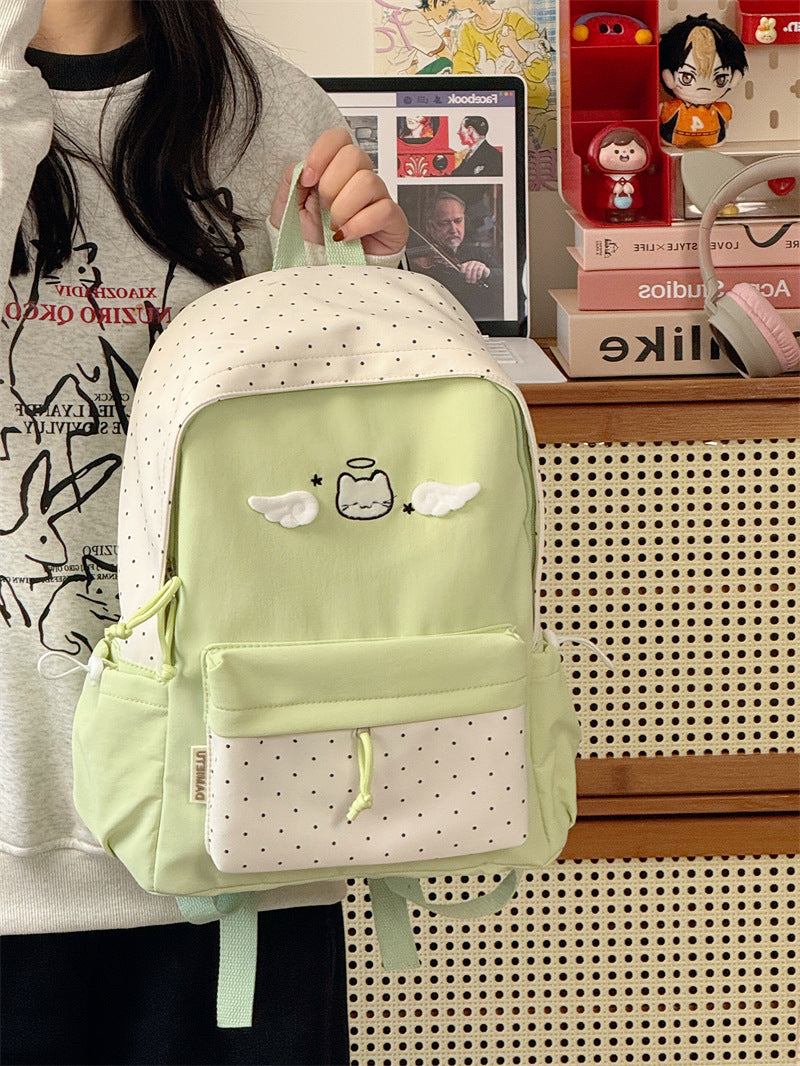 Niedlicher animierter Charakter Schulrucksack