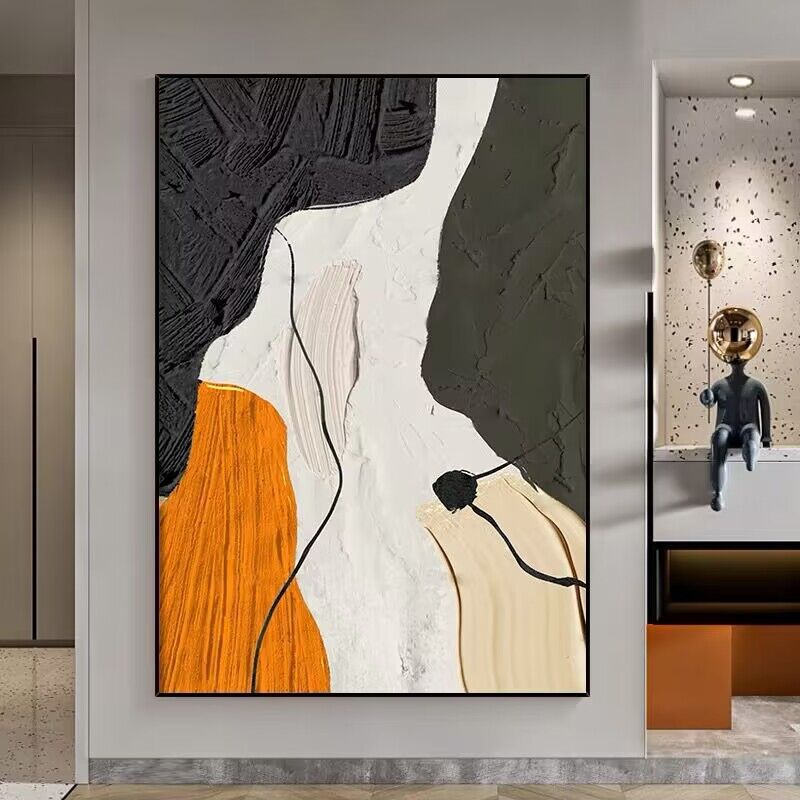 Abstract Texturiertes Leinwandkunstdruck