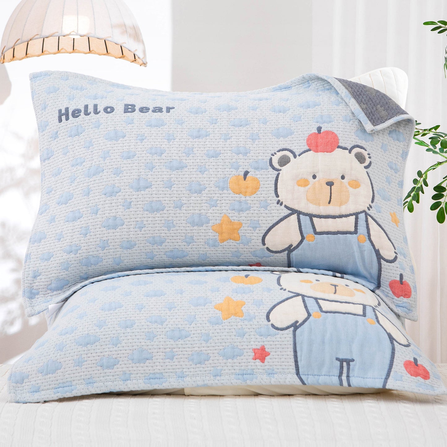 Damen Kopfkissenbezug mit floralem Design Brehn