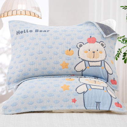 Damen Kissenbezug mit winterlichem Pinguin-Motiv Brehn