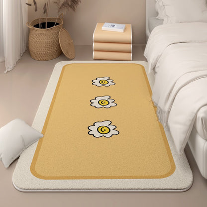 Niedlicher blumenmuster Teppich aus Memory Foam Brehn