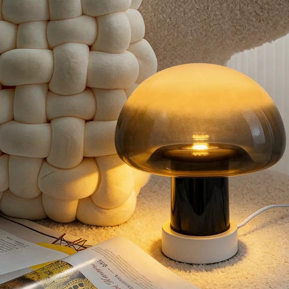 Moderne Glas-Dome-Tischlampe