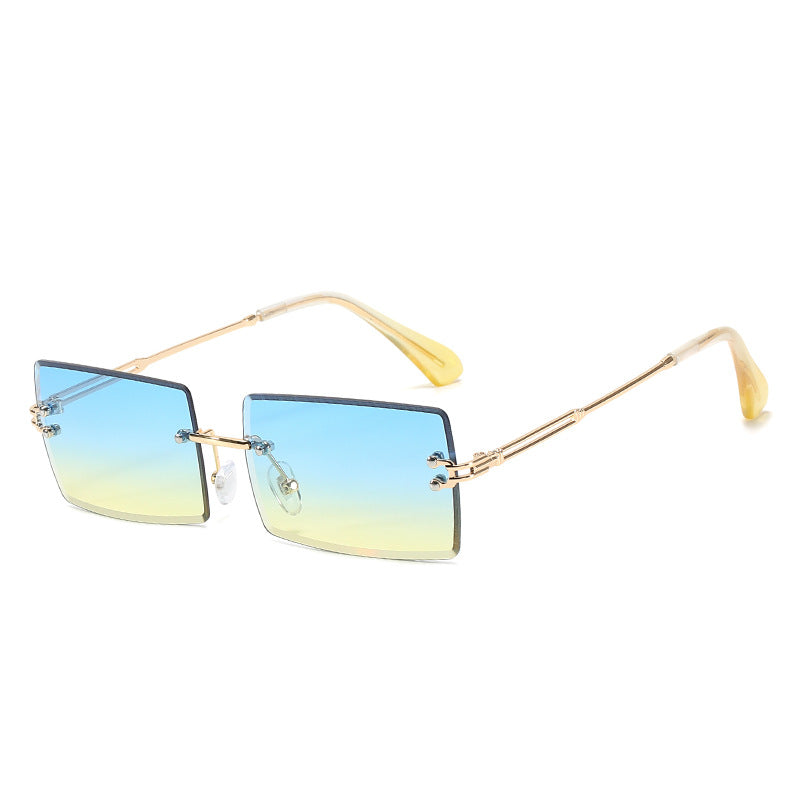 Moderne geometrische Rahmen-Sonnenbrille Brehn