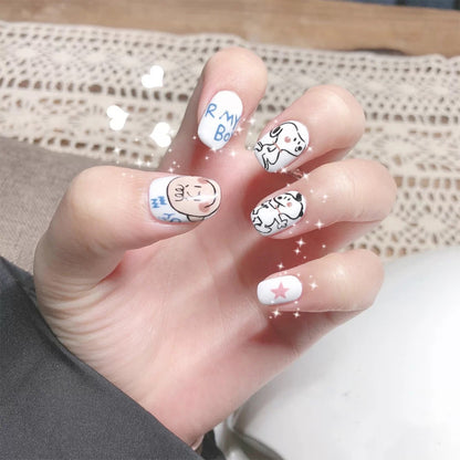 Verspielte Nagelkunst mit Tiermotiven Brehn