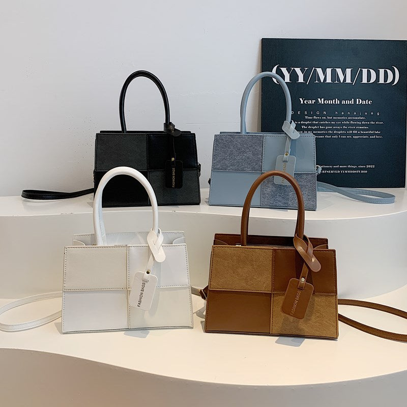 Geometrische Strukturierte Handtasche Brehn