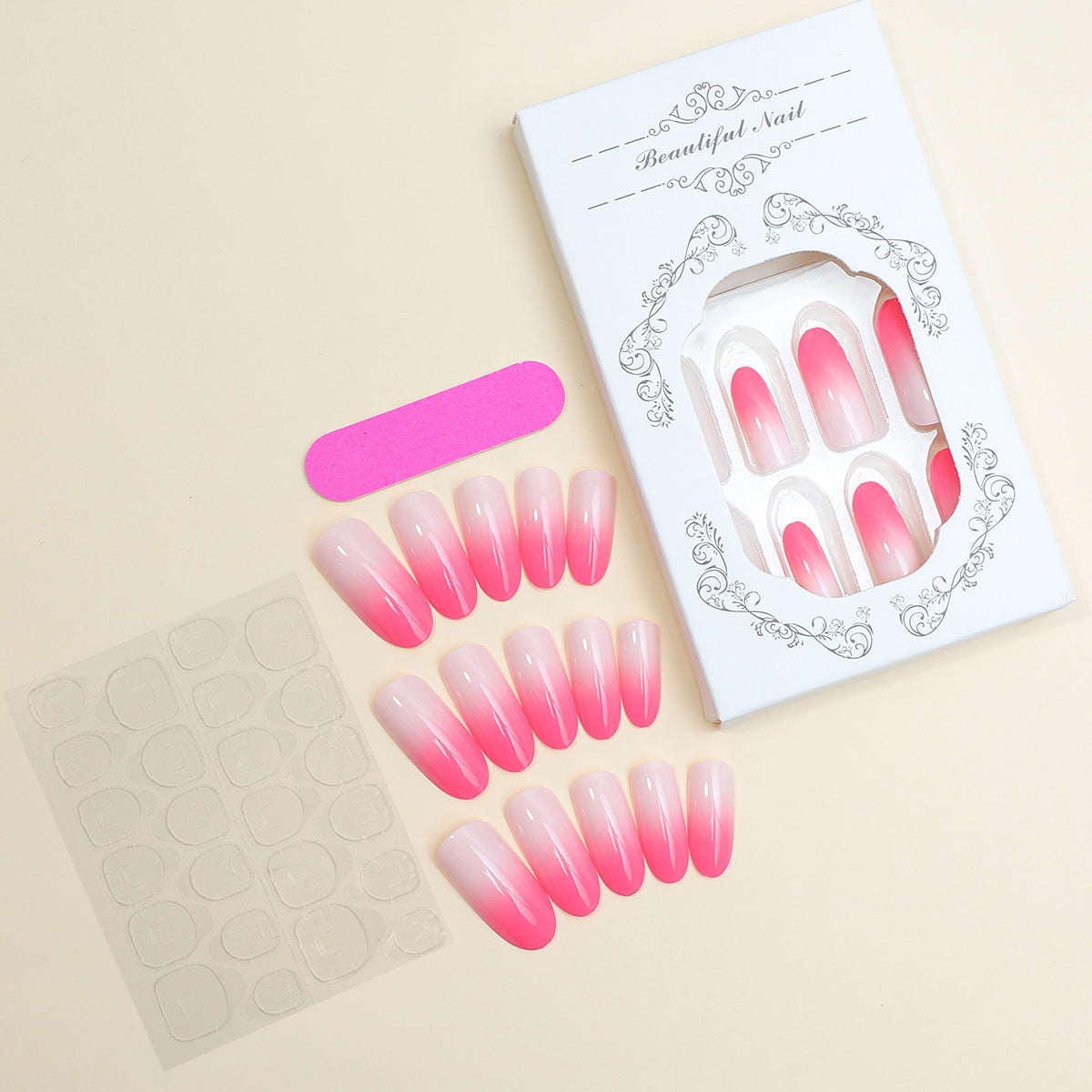 Elegante Ombre Press-On Nägel Brehn