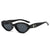 Vintage-inspirierte elegante Katzenaugen-Sonnenbrille