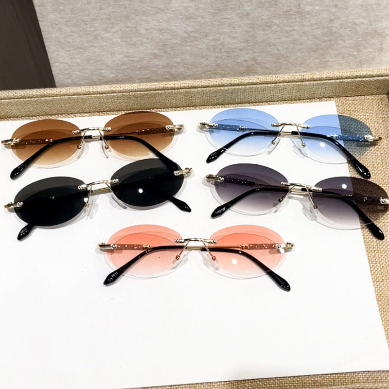 Damen extravagante modische Brille mit Glitzerelementen Brehn