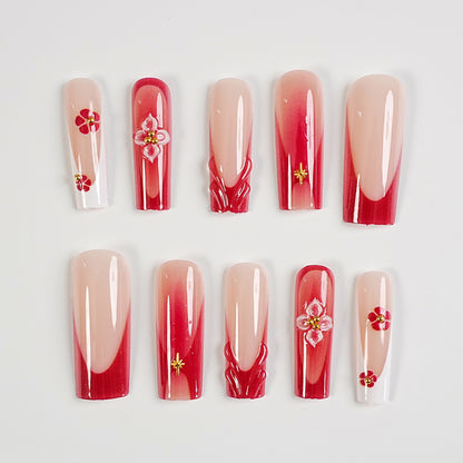 Premium Dekorative Press-On Nagelkunst Kollektion